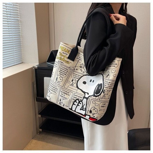 Snoopy canvas tote bag for - snoopy,