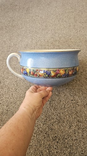 Vintage chamber pot planter - pot,