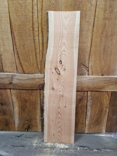 Larch slab wood - live, edge