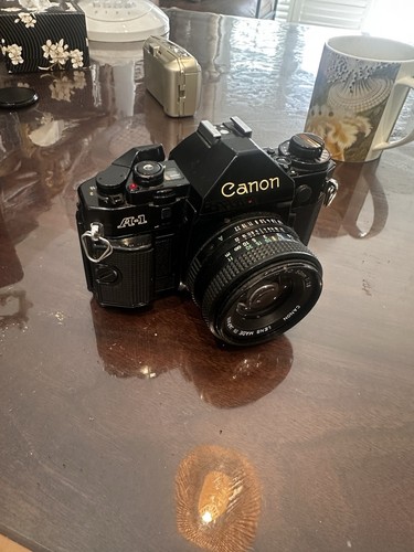Canon black 35mm slr - 35mm, film