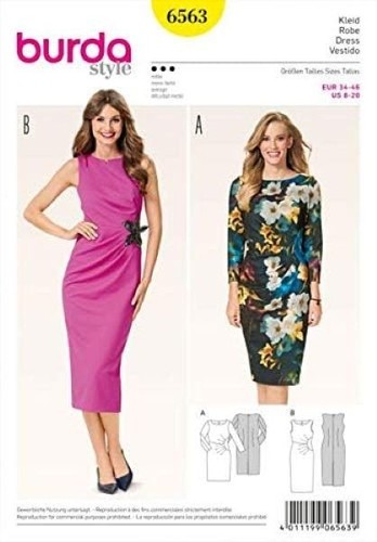 Burda 6563 misses dresses - burda,