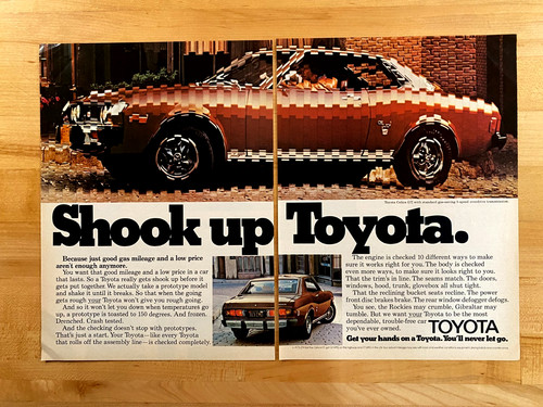 1975 print toyota celica gt - print,