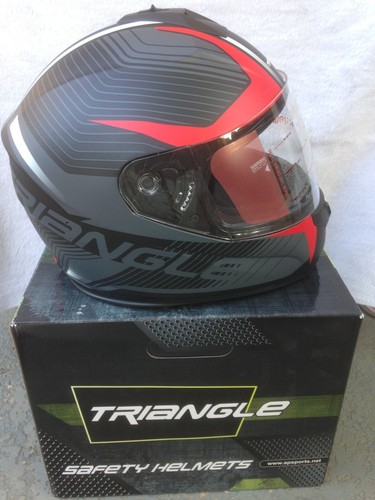 Triangle motorcycle helmet - motorcycle,