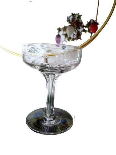 Victorian champagne coupe - champagne,