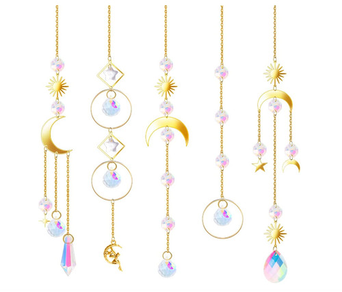 Crystal sun catcher - catcher, moon
