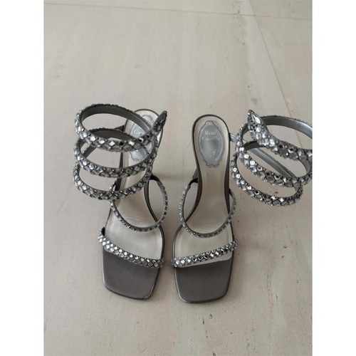 Rene caovilla silver - silver, strappy