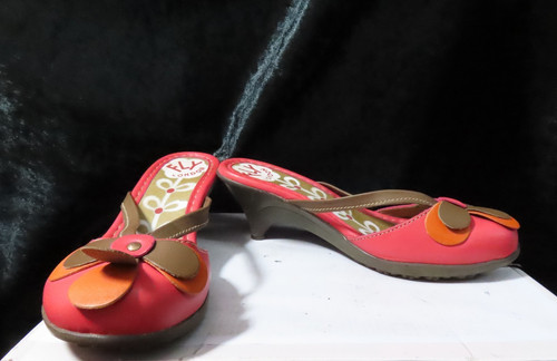 Fly london orange mix floral - london.,