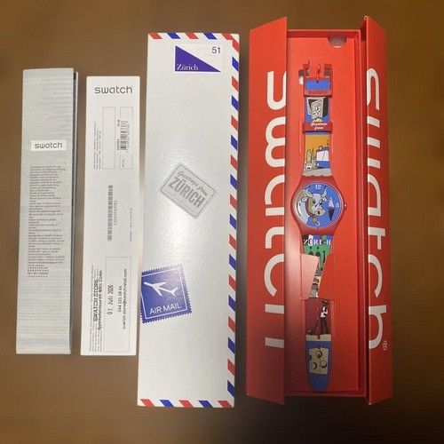 Swatch zurich limited edition - zurich,