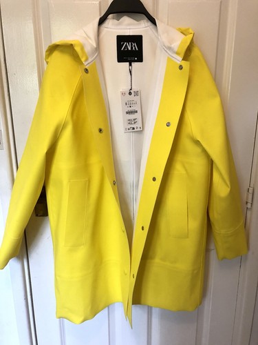 Zara yellow raincoat - size, s