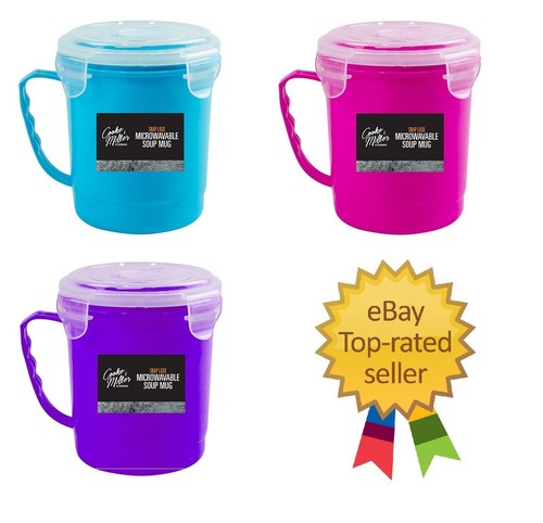Microwave soup mug 750ml cup - soup,