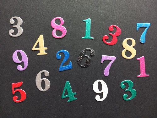 Number die cuts 180 - number,