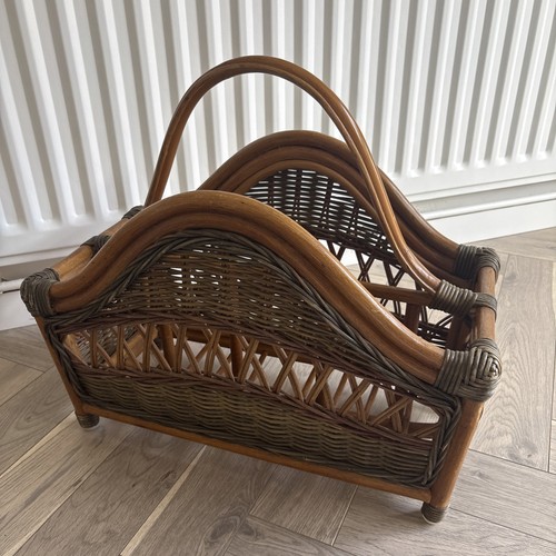Vintage bamboo wicker woven - bamboo,