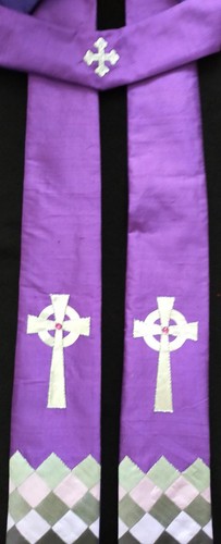 New handmade purple silk - handmade,