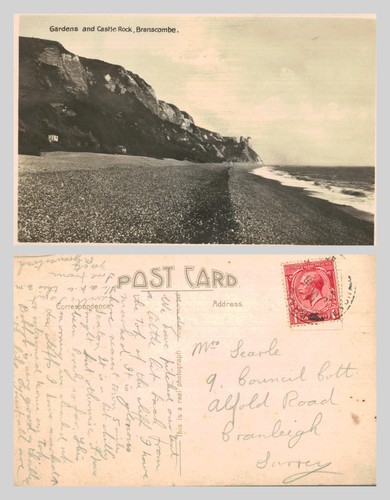 Vintage postcard gardens and - vintage,