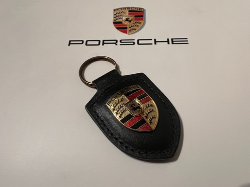 Genuine porsche leather crest - genuine,