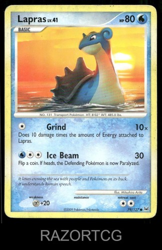 Lapras 127 platinum - lapras,