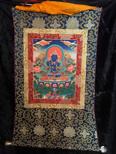 Vajradhara thangka - vajradhara,
