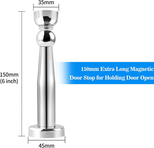 Magnetic door stop 150mm long - 150mm,