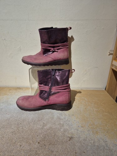 Ecco berry suede glittered - berry,