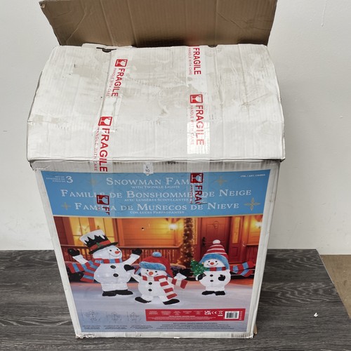 4ft snowman family with - snowman,