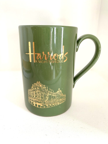 Harrods mug cup green - harrods,