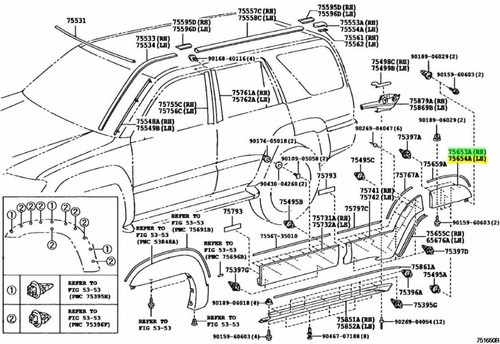 Oem genuine toyota moulding - oem,