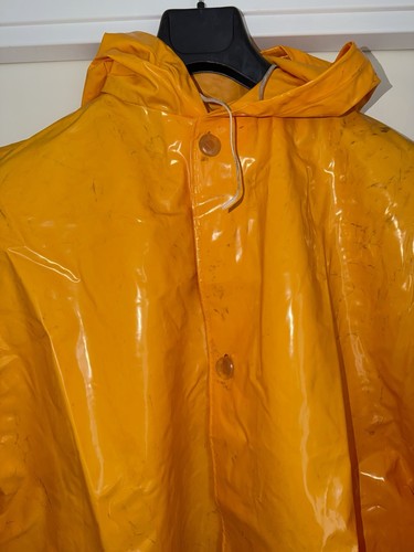 Vintage pvc raincoat rain - vintage,