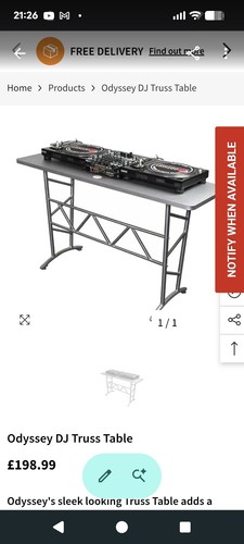 Odyssey truss table - truss,