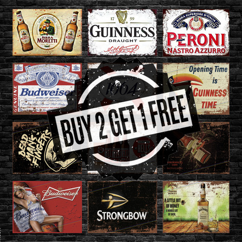 Man cave metal signs - cave,