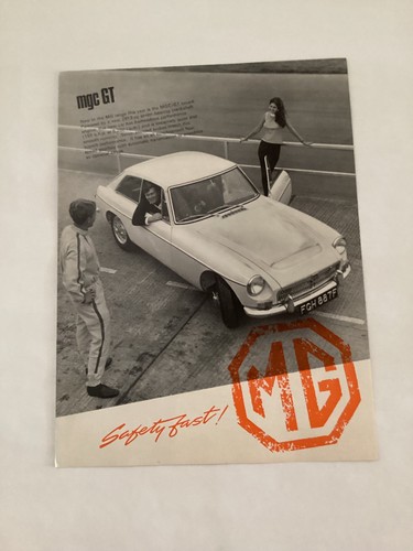 Car range sales brochure - mg,