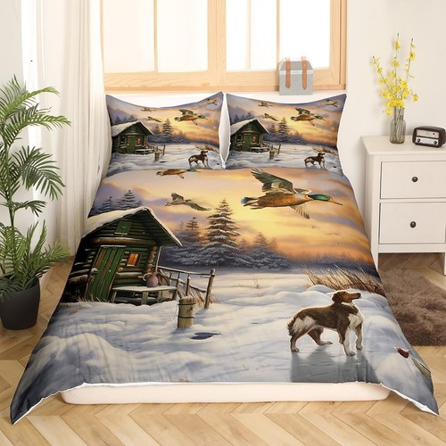 Duck hunting duvet cover dog - duck,