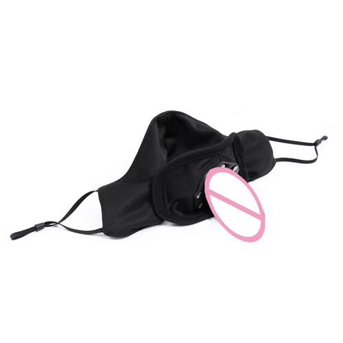 Spandex open mouth gag harness - mouth,