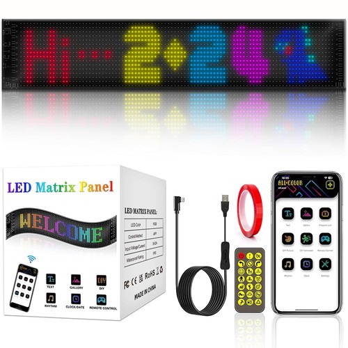 Usb led car flexible sign - car,