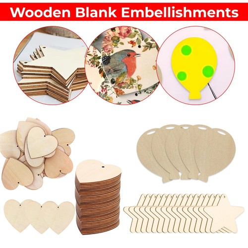 Wooden heart star balloon - wooden,
