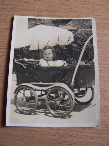 Child old pram vintage - child, on