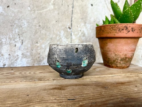 Vintage raku studio pottery - vintage,