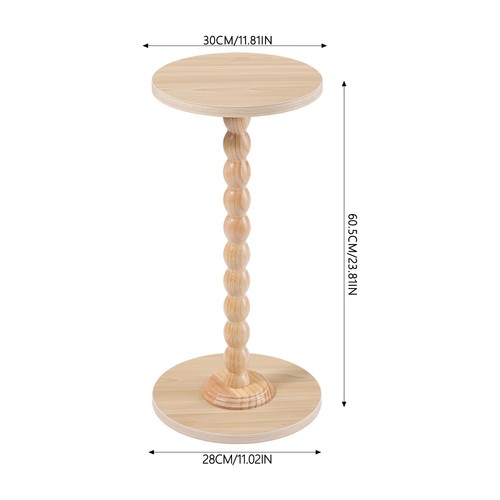 Modern round side table - table, small