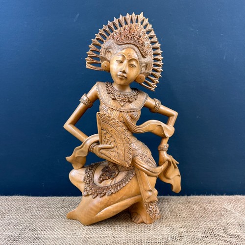 Vintage hand carved wooden - hand,
