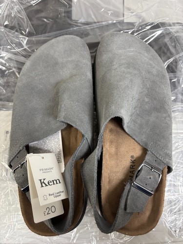 Mens mule suede - , new