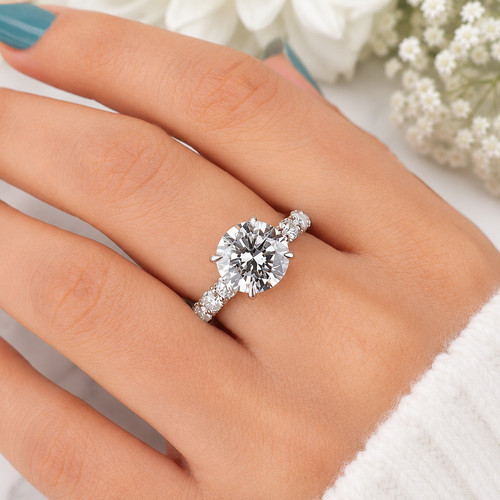 Round cut 950 platinum igi - 950,