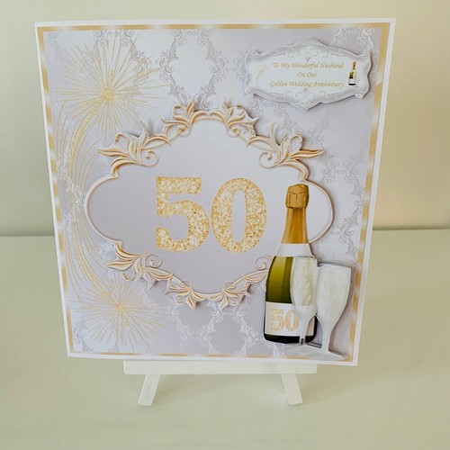 Handmade golden wedding - golden,
