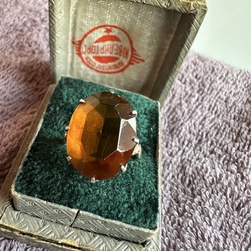 Soviet old 875 silver ring - soviet,