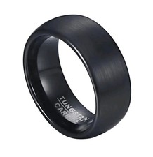 8mm matt black tungsten - 8mm,