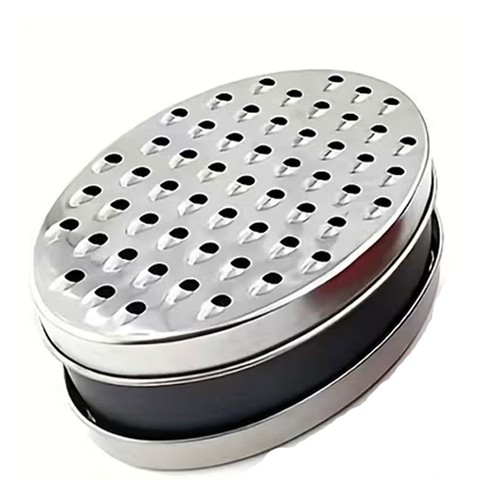 Stainless steel cheese grater - cheese,