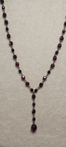 Garnet red and - and, black