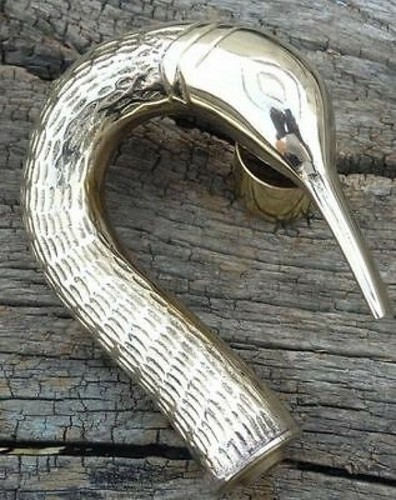 Brass designer swan - designer,