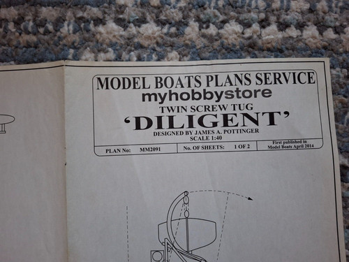 Model boats plan diligent - model,