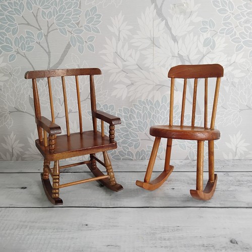 Pair wooden rocking - pair,
