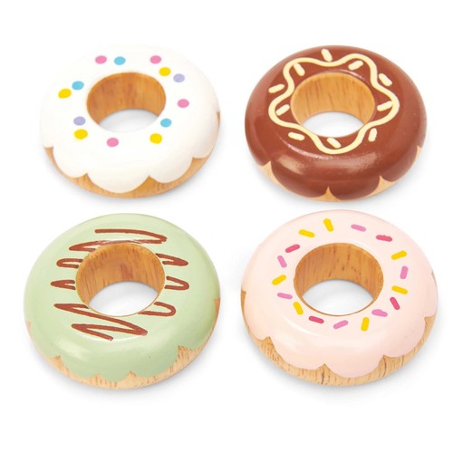Toy van wooden doughnut - le,