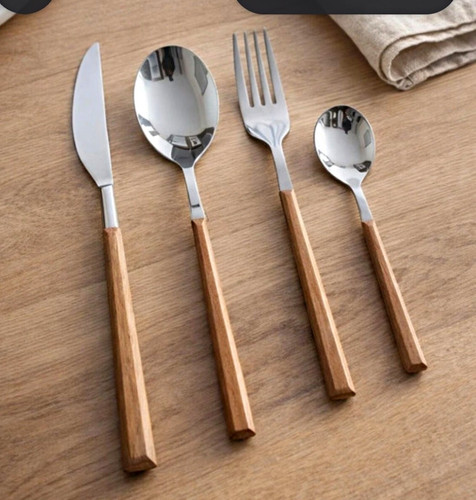 Luxury wooden look - wooden-look, set